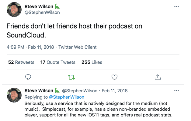 Soundcloud alternatives are a serious subject with serious podcasters. 