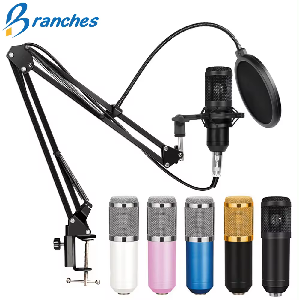 The BM-800 Condenser Mic is our pick for the king of cheapest mic for podcast.