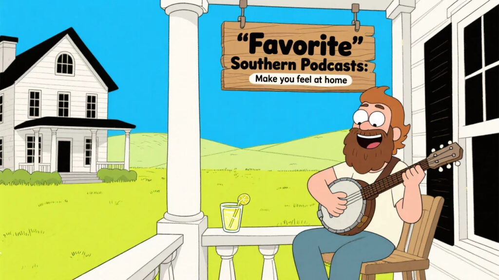 Southern podcasts have helped transplants feel at home.