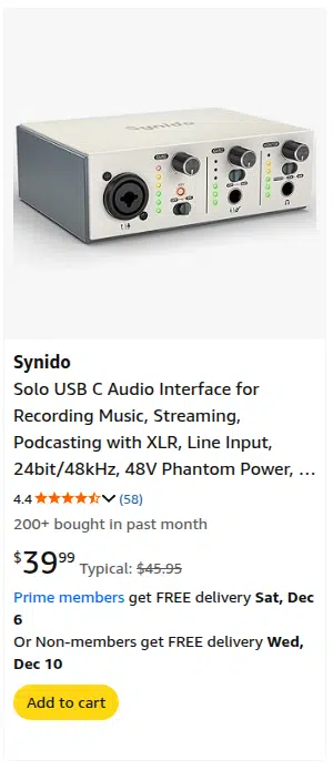 Accessible podcasting doesn't require a XLR audio interface, but they are cheap now.